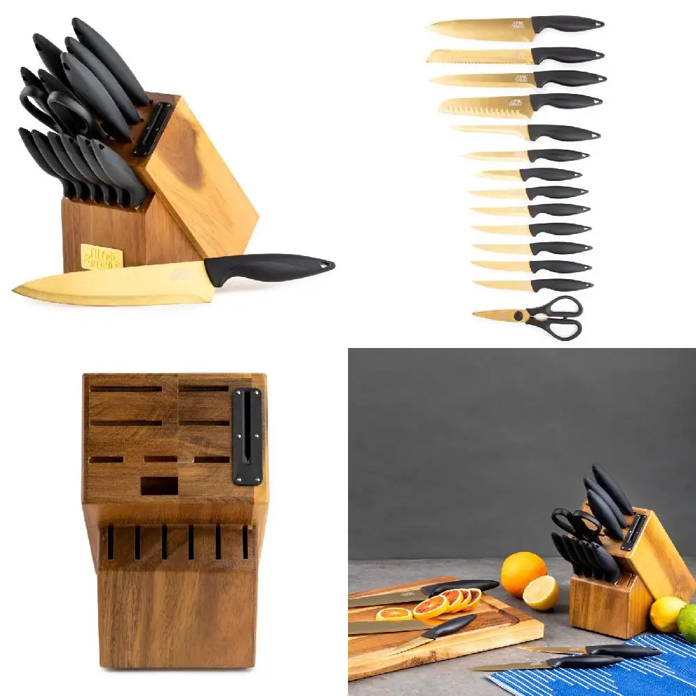 Stunning, Stylish and Practical Knife Block Set - An Essential Kitchen Accessory for Every Home Chef!
Stunning, Stylish and Practical Knife Block Set - An Essential Kitchen Accessory for Every Home Chef!