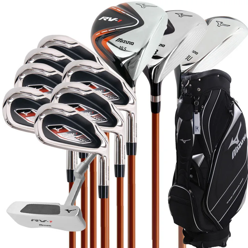 

MIzuno RV-1 New style men's golf clubs t Graphite shaft 11pcs/set golf driver fairway wood irons and putter full set with bag