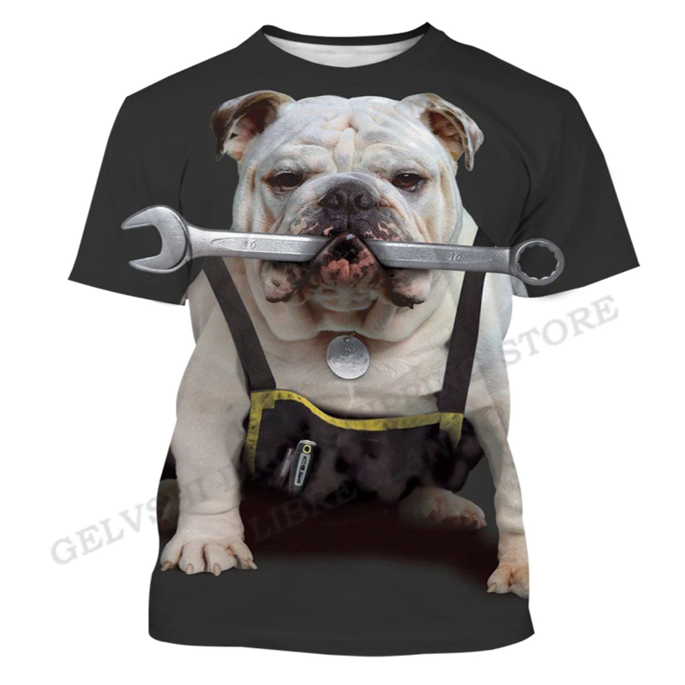 Funny Dog T shirt Men Women Fashion Oversized T-shirt Kids Hip Hop Tops Tees Plus Size Men's T-shirt Bulldog 3d Printed Camiseta
Funny Dog T shirt Men Women Fashion Oversized T-shirt Kids Hip Hop Tops Tees Plus Size Men's T-shirt Bulldog 3d Printed Camiseta