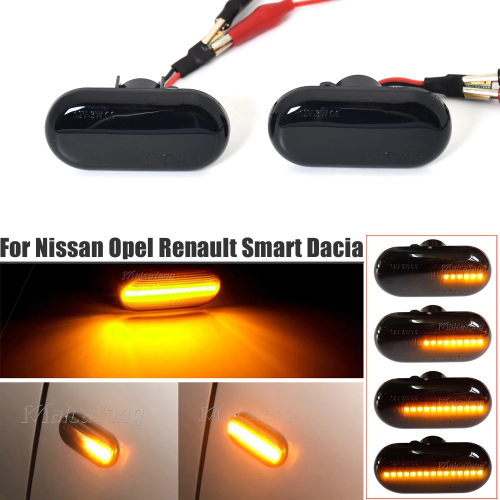 2pcs Led Dynamic Side Marker Turn Signal Light For Renault Clio 1 2 KANGOO MEGANE ESPACE TWINGO MASTER Nissan Opel FORTWO
2pcs Led Dynamic Side Marker Turn Signal Light For Renault Clio 1 2 KANGOO MEGANE ESPACE TWINGO MASTER Nissan Opel FORTWO