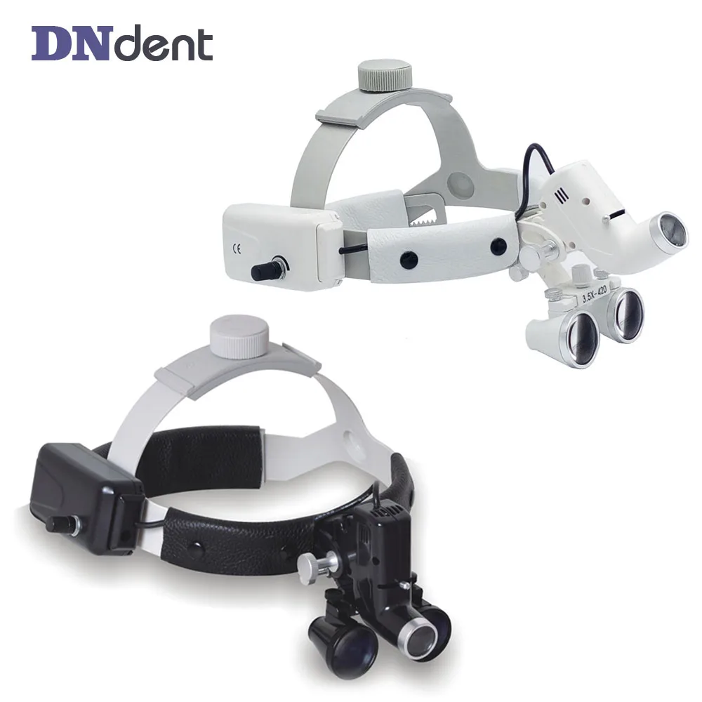 2.5X 3.5X High Intensity LED Light Surgical Operation Magnifier with Dental Headlight Surgical Dental Loupes black White colour
2.5X 3.5X High Intensity LED Light Surgical Operation Magnifier with Dental Headlight Surgical Dental Loupes black White colour
