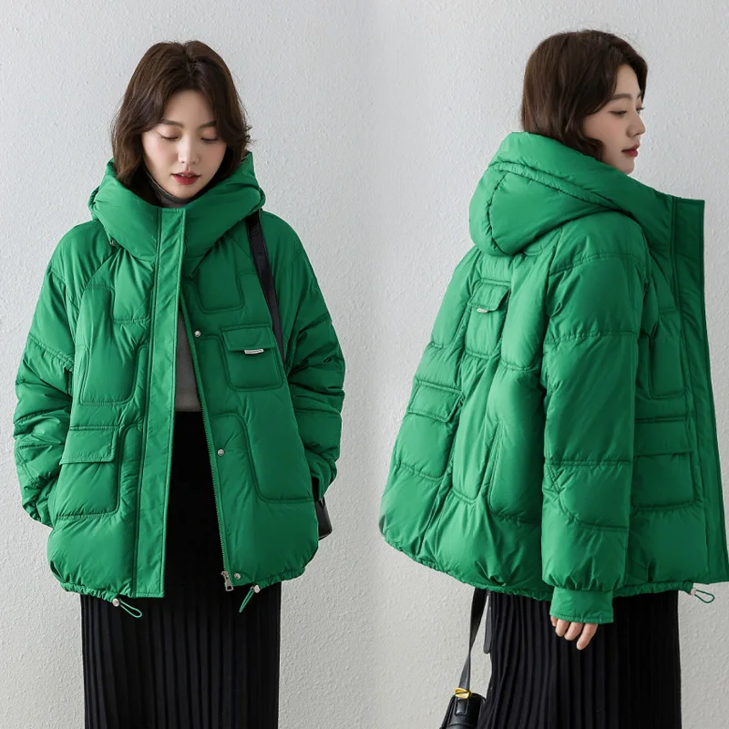 Winter Jackets Women Parkas 2022 New Snowsuit Fashion Long Sleeves Loose Hooded Korean Solid Coats Female Bread Clothes
Winter Jackets Women Parkas 2022 New Snowsuit Fashion Long Sleeves Loose Hooded Korean Solid Coats Female Bread Clothes