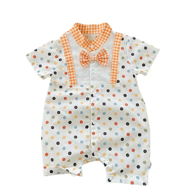 Summer Sibling Outfit Infant Short Sleeve Dot Romper Baby Boy Jumpsuit Kids One-piece Clothing Casual Outing Baby Girls Clothes
Summer Sibling Outfit Infant Short Sleeve Dot Romper Baby Boy Jumpsuit Kids One-piece Clothing Casual Outing Baby Girls Clothes