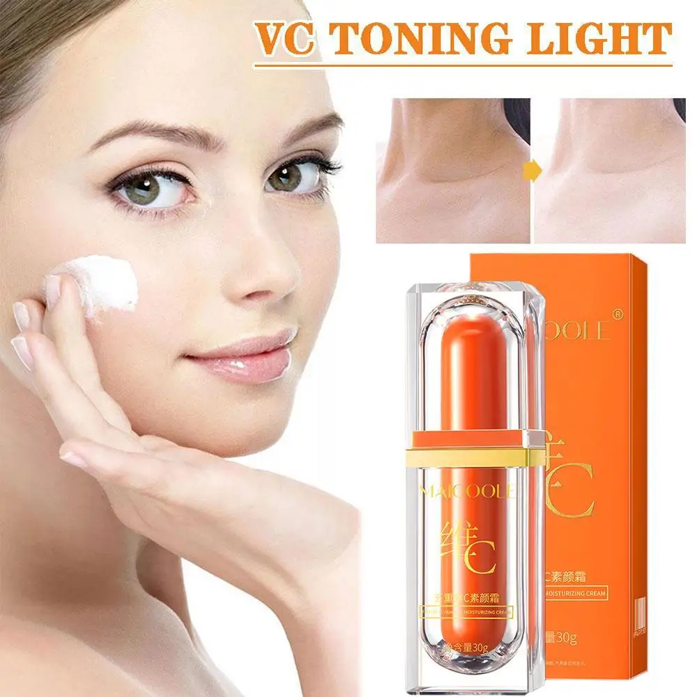 Vitamin C Face Cream Whitening VC Five Tone Up Moisturizer Anti Aging Pimple Wrinkle Spots Remover Brightening Skin Care Essence
Vitamin C Face Cream Whitening VC Five Tone Up Moisturizer Anti Aging Pimple Wrinkle Spots Remover Brightening Skin Care Essence