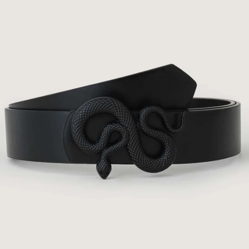 Creative Animal Snake Pin Buckle Women's Belt Luxury Retro Leather Belts for Women Men Waistband Designer Decorative Belt Decor
Creative Animal Snake Pin Buckle Women's Belt Luxury Retro Leather Belts for Women Men Waistband Designer Decorative Belt Decor