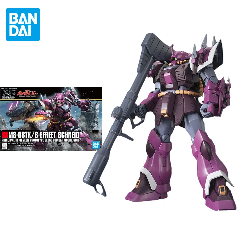 Bandai Original GUNDAM Anime HGUC 206 MS-08TX/S EFREET SCHNEID Action Figure Toys Collectible Model Ornaments Gifts for Children
Bandai Original GUNDAM Anime HGUC 206 MS-08TX/S EFREET SCHNEID Action Figure Toys Collectible Model Ornaments Gifts for Children