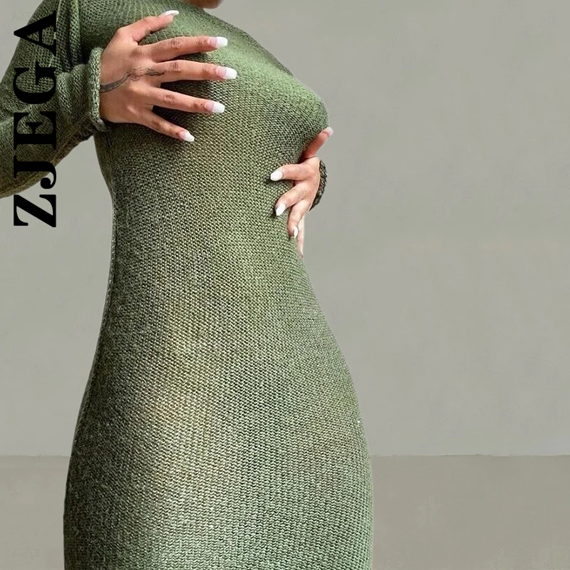 Платье-макси Zjega женское с длинным рукавом и круглым вырезом
Платье-макси Zjega женское с длинным рукавом и круглым вырезом