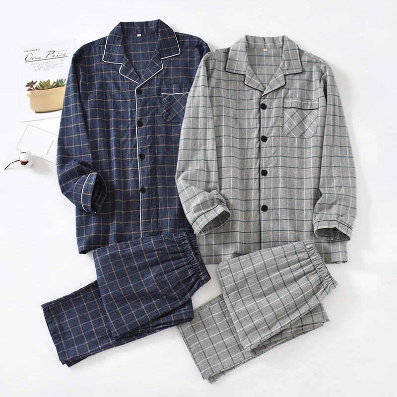 service pajamas, and men flannel suit men's wear spring autumn trousers soft size New sleep home plaid large cotton long-sleeved
service pajamas, and men flannel suit men's wear spring autumn trousers soft size New sleep home plaid large cotton long-sleeved