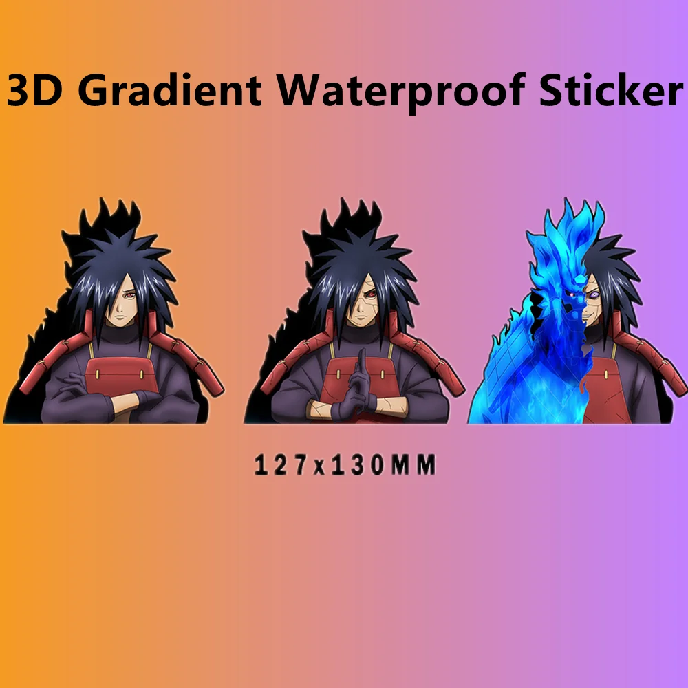 Градиентные наклейки Uchiha Madara, 3D иллюзионные наклейки Наруто, креативные Мультяшные переводные наклейки на автомобиль, наклейки для блокнот...
Градиентные наклейки Uchiha Madara, 3D иллюзионные наклейки Наруто, креативные Мультяшные переводные наклейки на автомобиль, наклейки для блокнот...