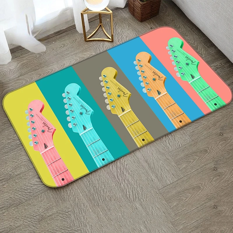 Guitar Print Pattern Bedroom Floor Mat Corridor Carpet Living Room Carpet Anti-Slip Mat Gamer Door Mat
Guitar Print Pattern Bedroom Floor Mat Corridor Carpet Living Room Carpet Anti-Slip Mat Gamer Door Mat