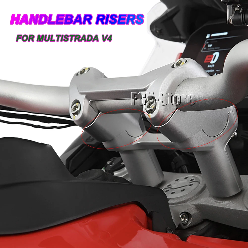 For DUCATI Multistrada V4 MULTISTRADA V4 CNC Aluminum Motorcycle Accessories Handlebar Riser Lift Back Move Mount Lifter
For DUCATI Multistrada V4 MULTISTRADA V4 CNC Aluminum Motorcycle Accessories Handlebar Riser Lift Back Move Mount Lifter