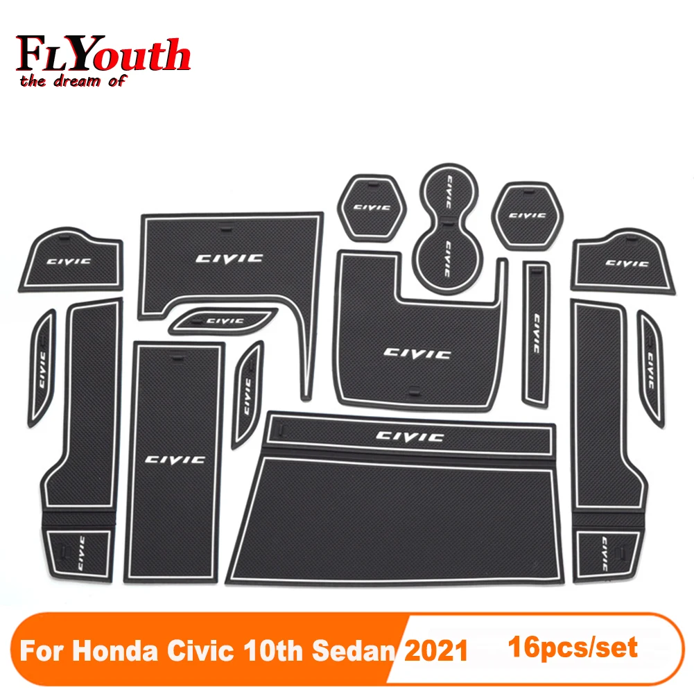 16pcs/set Car Door Groove Mat Auto Anti-Slip Cup Mat Non Slip Door Gate Pad Car Accessories For Honda Civic 10th Sedan 2021
16pcs/set Car Door Groove Mat Auto Anti-Slip Cup Mat Non Slip Door Gate Pad Car Accessories For Honda Civic 10th Sedan 2021