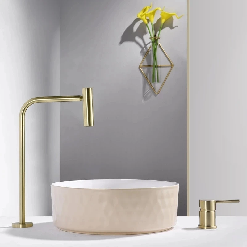 New Basin Faucet Bathroom Widespread Hot And Cold Creative Brass Water Mixer Tap Brush Gold Black Basin Water Sink Mixer Crane
New Basin Faucet Bathroom Widespread Hot And Cold Creative Brass Water Mixer Tap Brush Gold Black Basin Water Sink Mixer Crane
