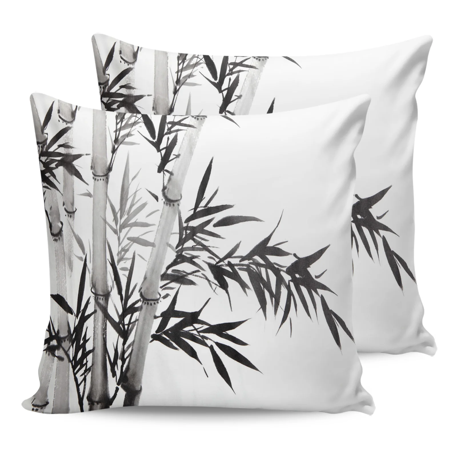 2PCS Pillowcases Bamboo Chinese Ink Painting Design Plant Cushion Cover Home Bedding Room Decorative Couch Throw Pillow Case
2PCS Pillowcases Bamboo Chinese Ink Painting Design Plant Cushion Cover Home Bedding Room Decorative Couch Throw Pillow Case