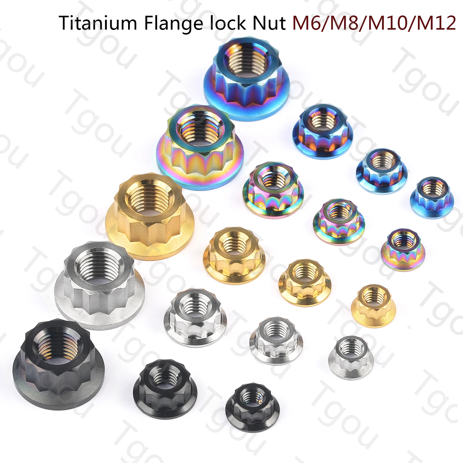 Wanyifa Titanium Nut M5/M6/M10 Bi Hex Flange 12 Point Nuts for Motorcycle Retrofit
Wanyifa Titanium Nut M5/M6/M10 Bi Hex Flange 12 Point Nuts for Motorcycle Retrofit