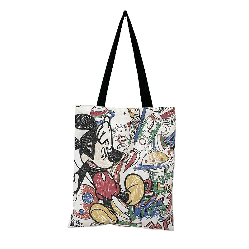 Disney Canvas Bag Mickey Mouse Women's Shoulder Bag Ins Anime Kawaii Print Trend Fashion Student Messenger Bag Birthday Gift
Disney Canvas Bag Mickey Mouse Women's Shoulder Bag Ins Anime Kawaii Print Trend Fashion Student Messenger Bag Birthday Gift