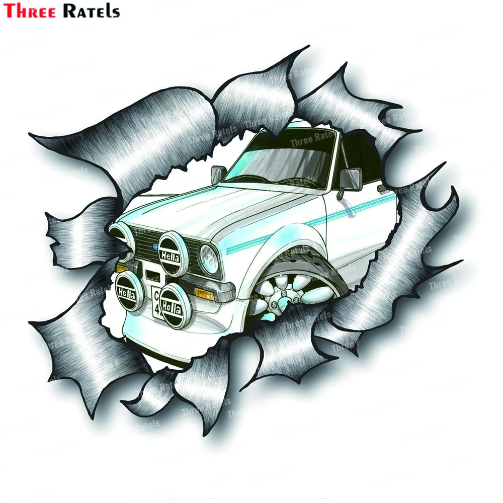 Three Ratels K312 Ripped Torn Metal Design For Retro Mk2 Ford Escort RS Mexico External Vinyl Car Sticker 
Three Ratels K312 Ripped Torn Metal Design For Retro Mk2 Ford Escort RS Mexico External Vinyl Car Sticker