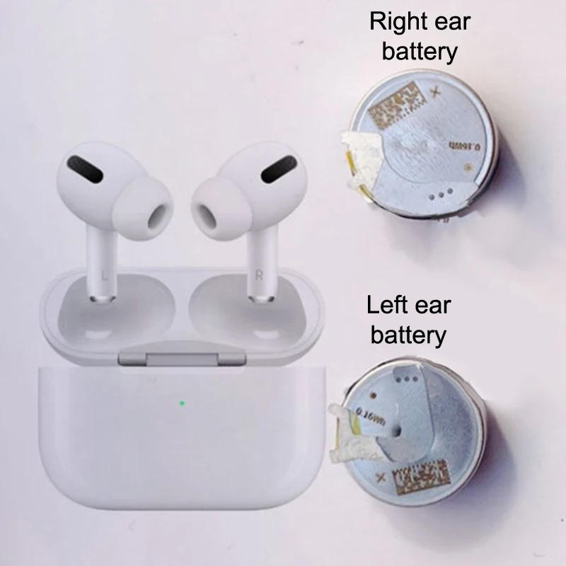 1pair Replace Battery For Apple Airpods PRO A2084 A2083 Airpods Pro Air Pods Pro Batteries Power Supply Left And Right One Pair
1pair Replace Battery For Apple Airpods PRO A2084 A2083 Airpods Pro Air Pods Pro Batteries Power Supply Left And Right One Pair