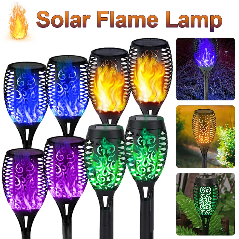 12LED Solar Flame Torch Light Flickering Blue Purple Light Waterproof Garden Decoration Outdoor Lawn Path Yard Patio LED Lamps
12LED Solar Flame Torch Light Flickering Blue Purple Light Waterproof Garden Decoration Outdoor Lawn Path Yard Patio LED Lamps