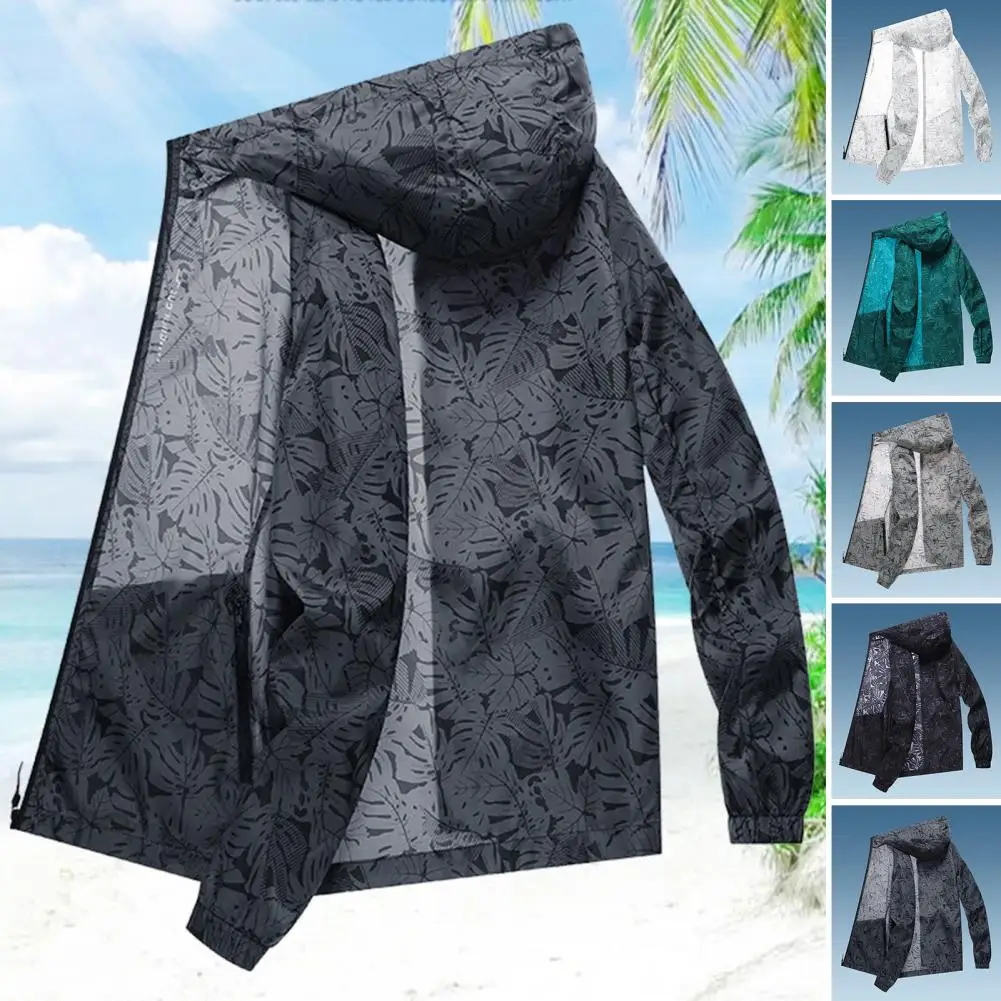 Men Sunscreen Coat Breathable Zipper Pockets Men Summer Jacket Waterproof Sun Protection Clothing For Hiking Fishing
Men Sunscreen Coat Breathable Zipper Pockets Men Summer Jacket Waterproof Sun Protection Clothing For Hiking Fishing