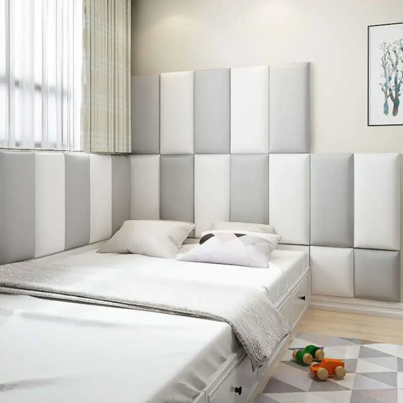 Rectangular Bed Headboard Wall Stickers Kids Room Tatami Home Decor Soft Bag Baby Anti-collision 3D Wallpaper Soft Wall Panels
Rectangular Bed Headboard Wall Stickers Kids Room Tatami Home Decor Soft Bag Baby Anti-collision 3D Wallpaper Soft Wall Panels
