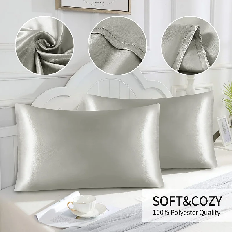 Pillowcase 100% Silk Pillow Cover Silky Satin Hair Beauty Pillow Case Comfortable Pillow Case Home 50X66 51X76CM 2023
Pillowcase 100% Silk Pillow Cover Silky Satin Hair Beauty Pillow Case Comfortable Pillow Case Home 50X66 51X76CM 2023