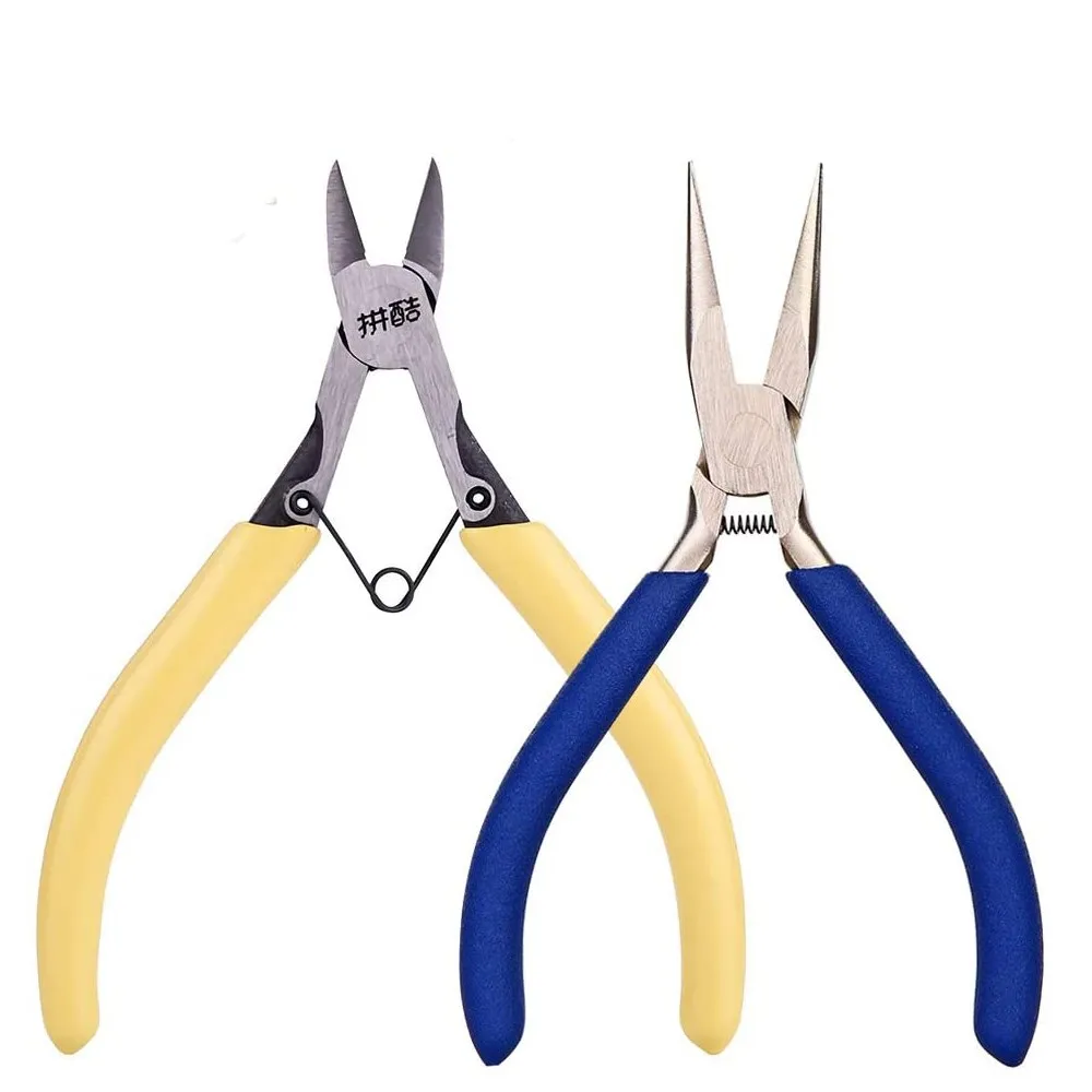 2Pcs Model Tool Kit - Clipper - Needle Nose Pliers for DIY 3D Jigsaw Metal Puzzle
2Pcs Model Tool Kit - Clipper - Needle Nose Pliers for DIY 3D Jigsaw Metal Puzzle