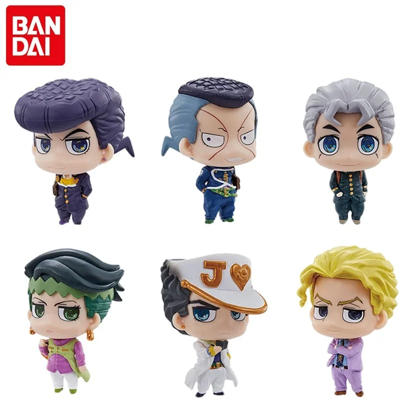 Original Bandai JoJo's Bizarre Adventure Higashikata Josuke Kujo Jotaro Gashapon Six Person Suit Model Toys for Children
Original Bandai JoJo's Bizarre Adventure Higashikata Josuke Kujo Jotaro Gashapon Six Person Suit Model Toys for Children