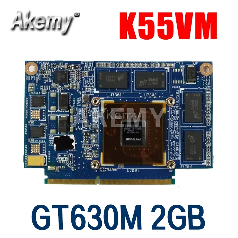 Amazoon For Asus K55VM Graphic Card GeForce GT630M N13P-GL-A1 2GB Video card Fit A55V K55VM K55V Laptop video card 100% Test
Amazoon For Asus K55VM Graphic Card GeForce GT630M N13P-GL-A1 2GB Video card Fit A55V K55VM K55V Laptop video card 100% Test