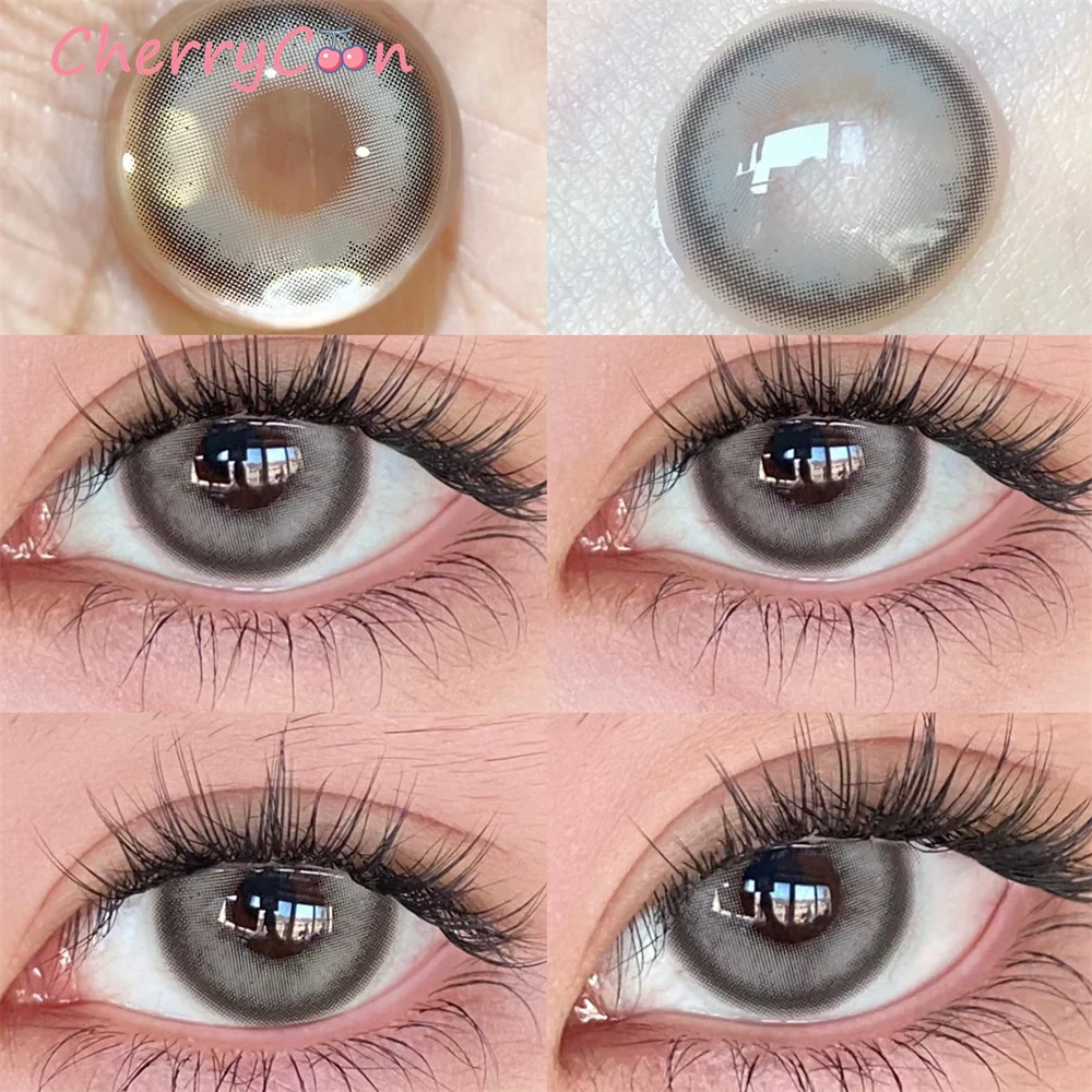 CherryCon Mermaid Gray Contact Lenses Big Beauty Pupil Yearly Colored Soft For Eyes Contact Lens Myopia Prescription Degrees
CherryCon Mermaid Gray Contact Lenses Big Beauty Pupil Yearly Colored Soft For Eyes Contact Lens Myopia Prescription Degrees