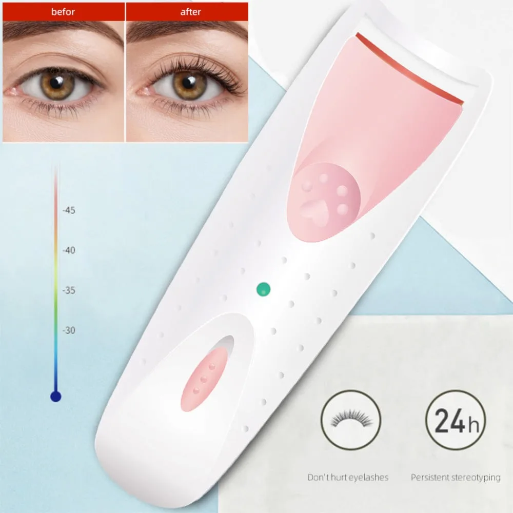 Electric Heated Eyelash Curler Long Lasting Eyelashes Curls Perm Lifting Portable Eyelashes Clip Tweezer Cosmetics Makeup Tools
Electric Heated Eyelash Curler Long Lasting Eyelashes Curls Perm Lifting Portable Eyelashes Clip Tweezer Cosmetics Makeup Tools
