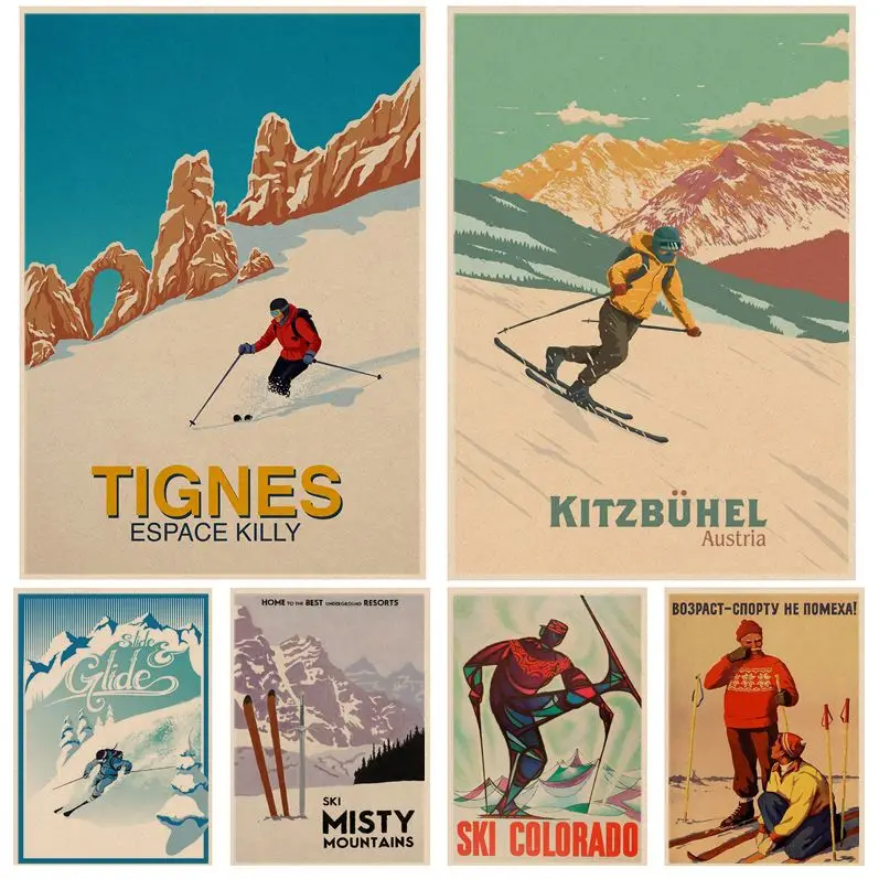 Alpine Skiing Retro Kraft Paper Poster Kraft Paper Prints And Posters Home Decor
Alpine Skiing Retro Kraft Paper Poster Kraft Paper Prints And Posters Home Decor