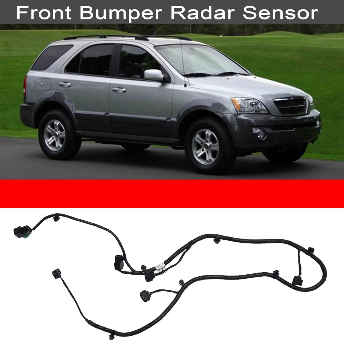 91840-2P022 Car Front Bumper Radar Sensor Parking Device Connect the Harness Wires Plug for Kia Sorento 2013-2015
91840-2P022 Car Front Bumper Radar Sensor Parking Device Connect the Harness Wires Plug for Kia Sorento 2013-2015