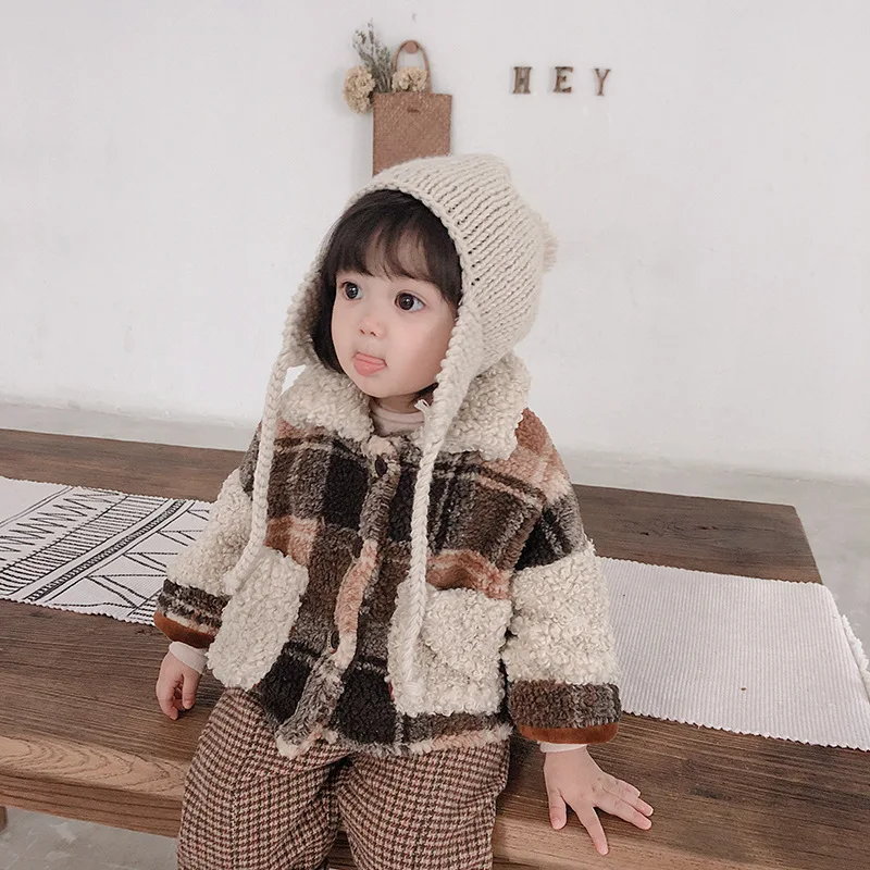 Girls Coat Jacket Cotton Outwear Overcoat 2022 Plaid Warm Thicken Plus Velvet Winter Breathable Children's Clothing
Girls Coat Jacket Cotton Outwear Overcoat 2022 Plaid Warm Thicken Plus Velvet Winter Breathable Children's Clothing
