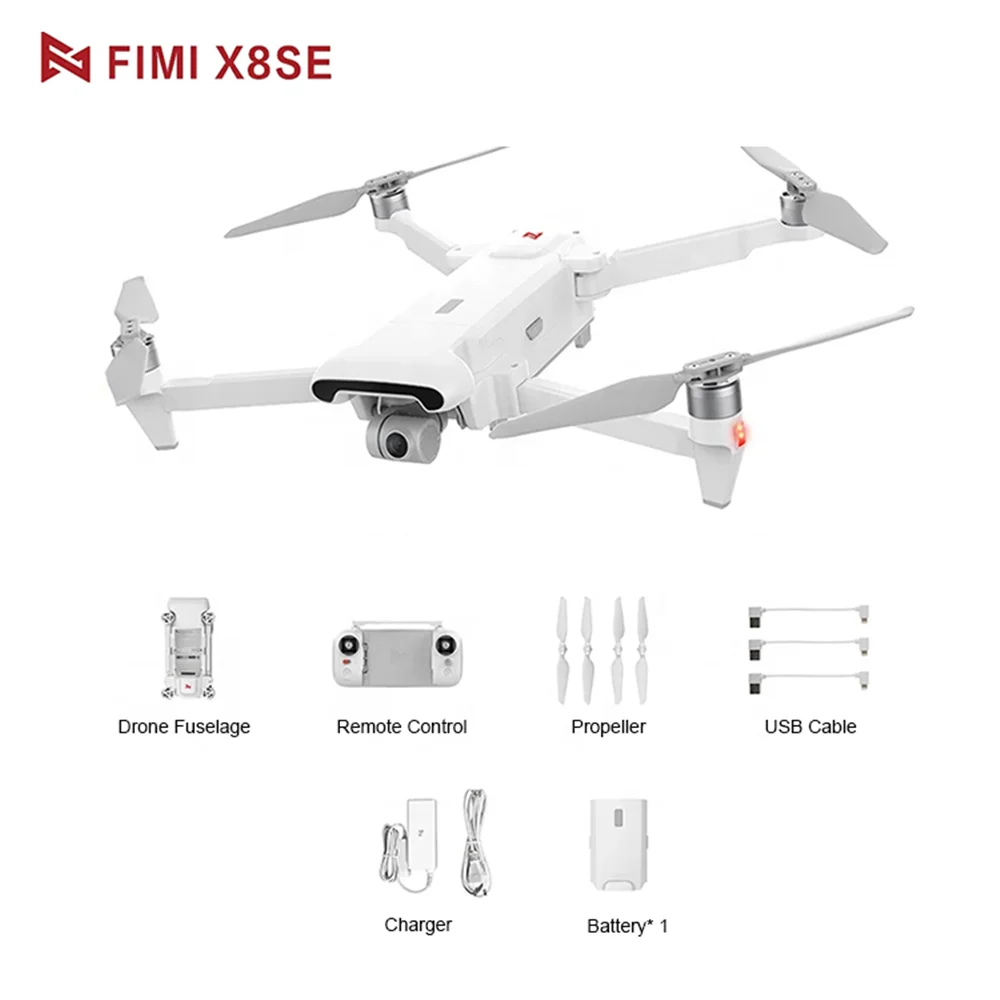 

Fimi Drone 4k Profesional Drone for Xiaomi Fimi X8 SE 2022 FPV 3-Axis Gimbal Quadcopter with Camera GPS 10KM RC Helicopter Toys