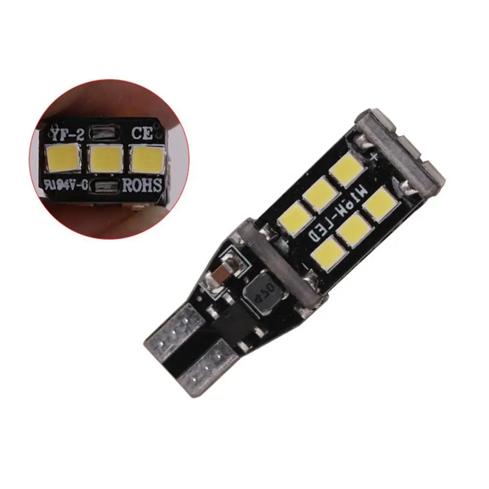1 Pair Car Turn Signal Led Reversing Light T15 2835 15smd Decoding Constant Current High-brightness Lamp
1 Pair Car Turn Signal Led Reversing Light T15 2835 15smd Decoding Constant Current High-brightness Lamp