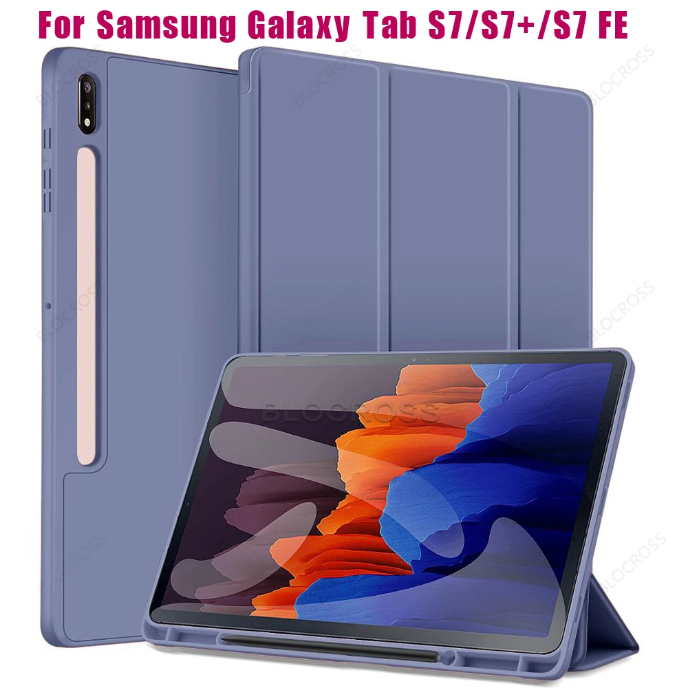 Чехол с держателем для карандашей для Samsung Galaxy Tab S7 FE 5G 2021 SM-T730/T736B, Магнитный смарт-чехол с подставкой для Glaxy Tab S7 Plus 12,4
Чехол с держателем для карандашей для Samsung Galaxy Tab S7 FE 5G 2021 SM-T730/T736B, Магнитный смарт-чехол с подставкой для Glaxy Tab S7 Plus 12,4