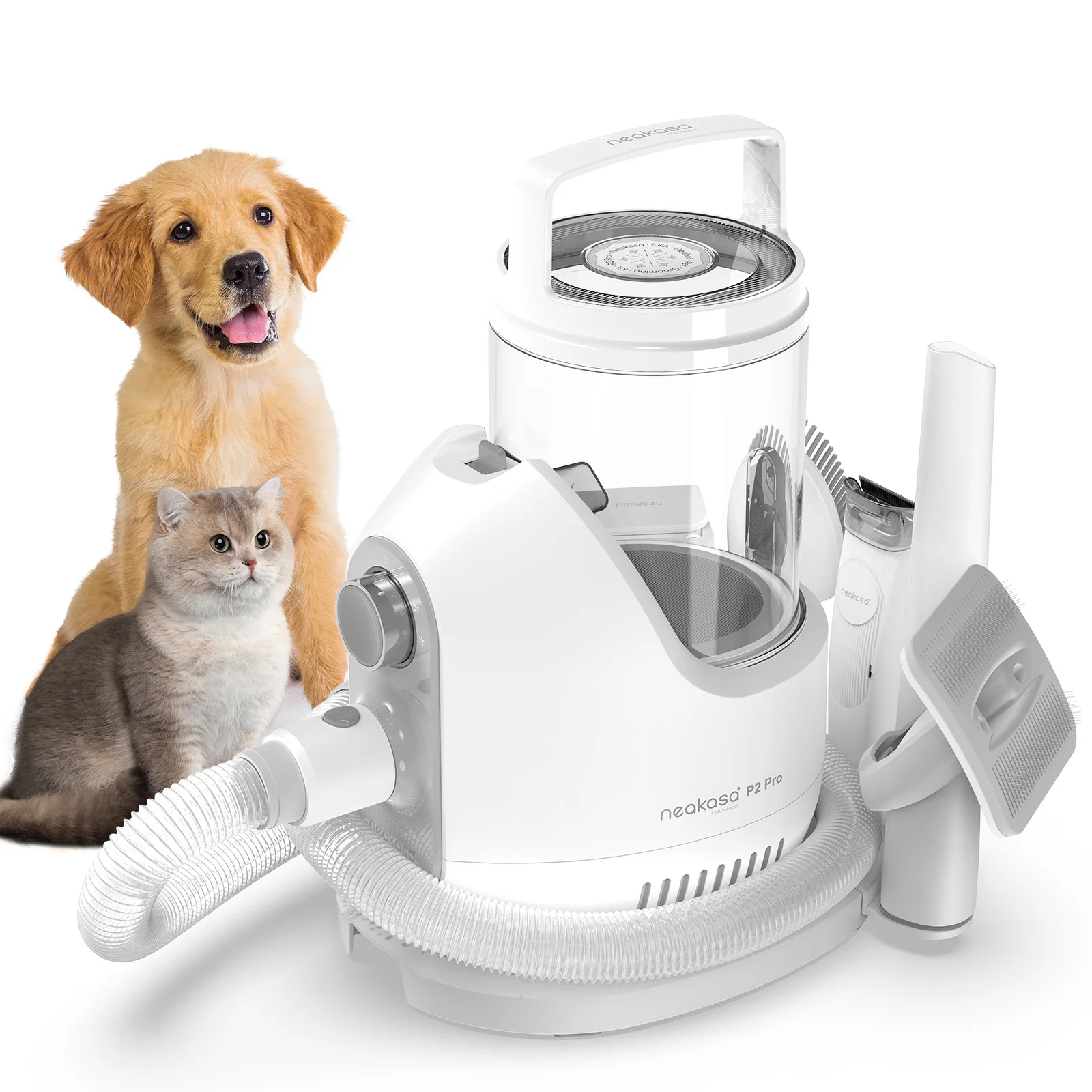 NEAKASA P2 Pro NEW Wholesale Pet Vacuum Grooming Kit Mascotas Brush Hair Clipper Comb Remover Pet Accessories Products Supplies
NEAKASA P2 Pro NEW Wholesale Pet Vacuum Grooming Kit Mascotas Brush Hair Clipper Comb Remover Pet Accessories Products Supplies