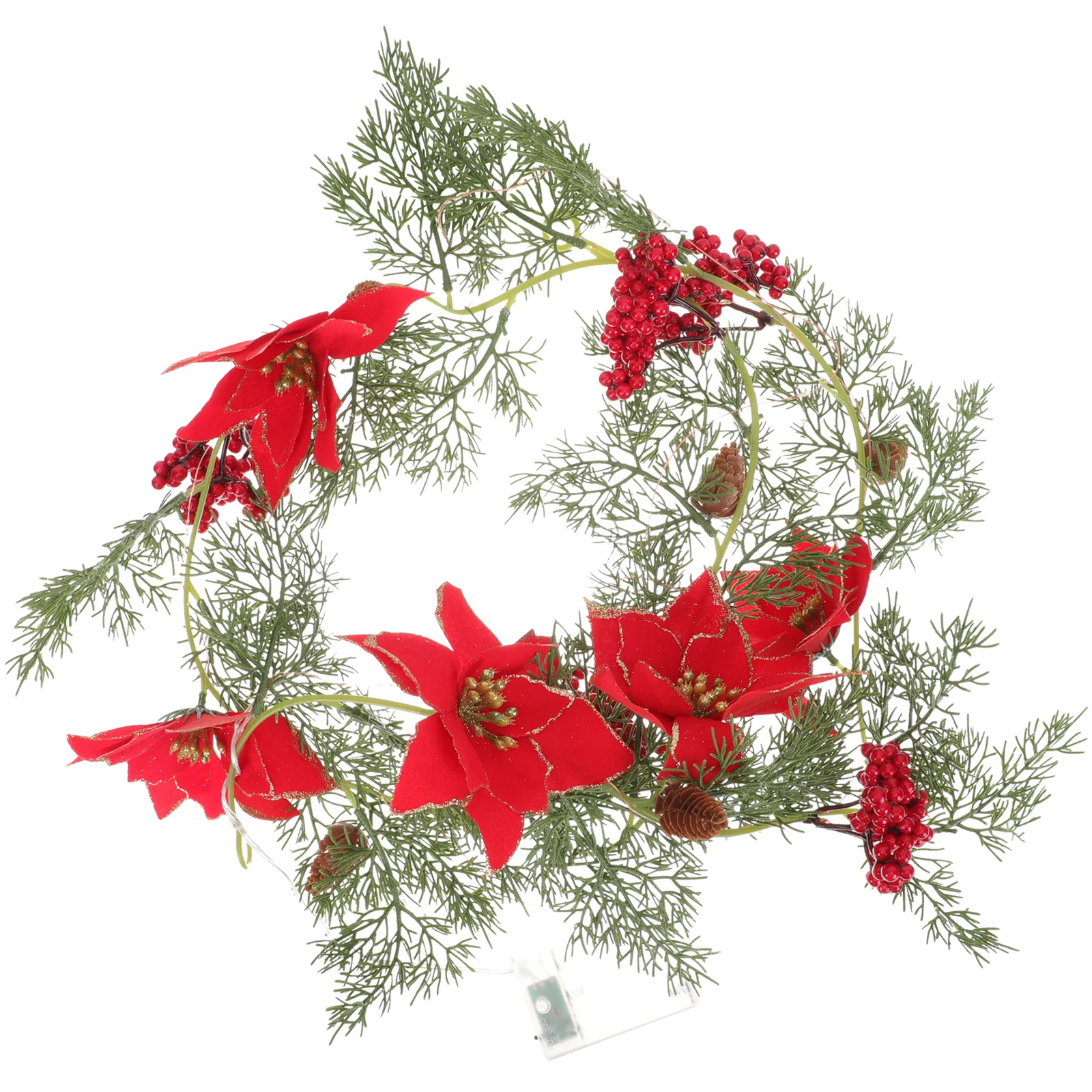 1 Set Garland Light Gorgeous Charming Pine Leaf Garland Light Christmas Flower Garland Light LED Christmas Garland Decors
1 Set Garland Light Gorgeous Charming Pine Leaf Garland Light Christmas Flower Garland Light LED Christmas Garland Decors