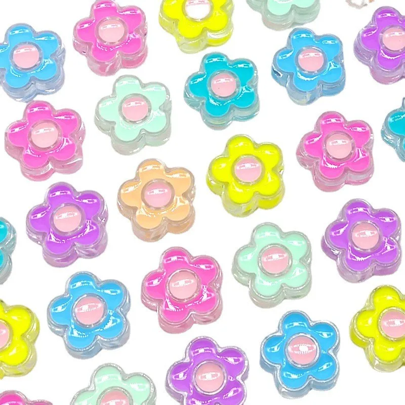 Модный Цветок эмаль Акриловые Свободные DIY бусины со средним отверстием подходит для волос ювелирные аксессуары 21 мм 10 штук y15861 
Модный Цветок эмаль Акриловые Свободные DIY бусины со средним отверстием подходит для волос ювелирные аксессуары 21 мм 10 штук y15861