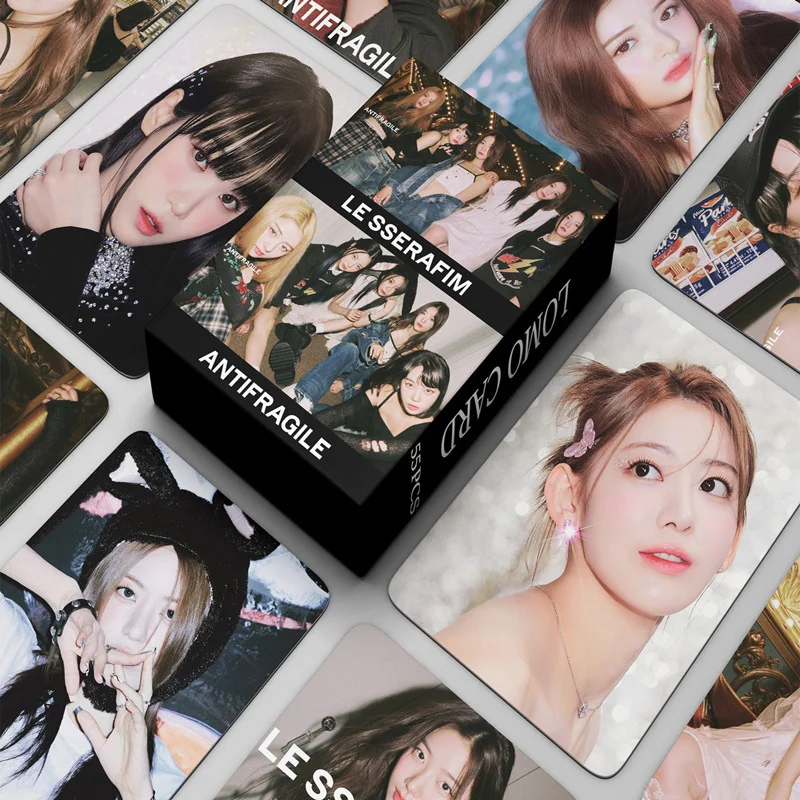 Kpop Le Serrafim Photo Card New Album Fearless Lomo Posters Fan Gift Collection Wholesale 55 Pieces Set
Kpop Le Serrafim Photo Card New Album Fearless Lomo Posters Fan Gift Collection Wholesale 55 Pieces Set