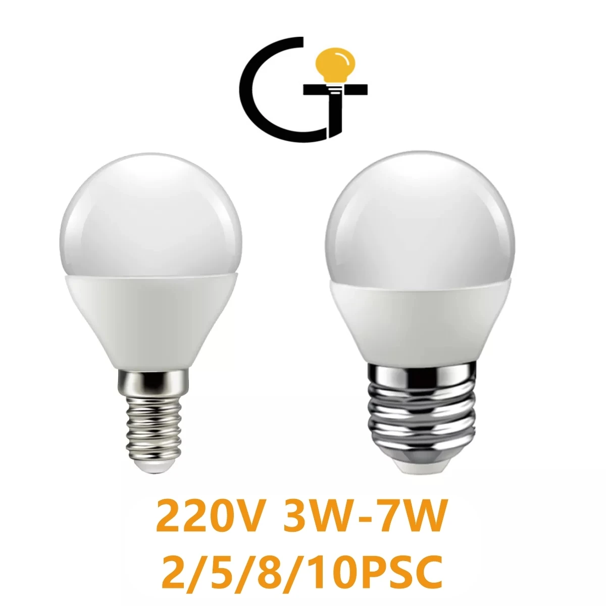 2/10PC LED ball bulb G45 220V 3W-7W Stasmless high lumen warm white light for chandelier down lamp crystal lamp kitchen bathroom 
2/10PC LED ball bulb G45 220V 3W-7W Stasmless high lumen warm white light for chandelier down lamp crystal lamp kitchen bathroom