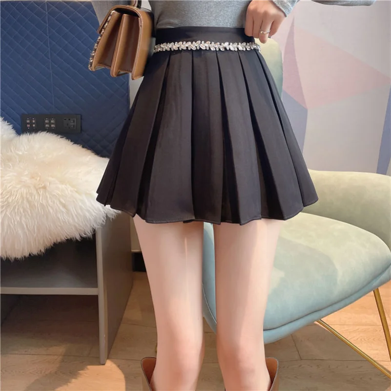 2023 Early Spring New High-waisted Slim Skirt Female Temperament Commuting Fashion Leisure Pleated A-line Mini Skirt
2023 Early Spring New High-waisted Slim Skirt Female Temperament Commuting Fashion Leisure Pleated A-line Mini Skirt