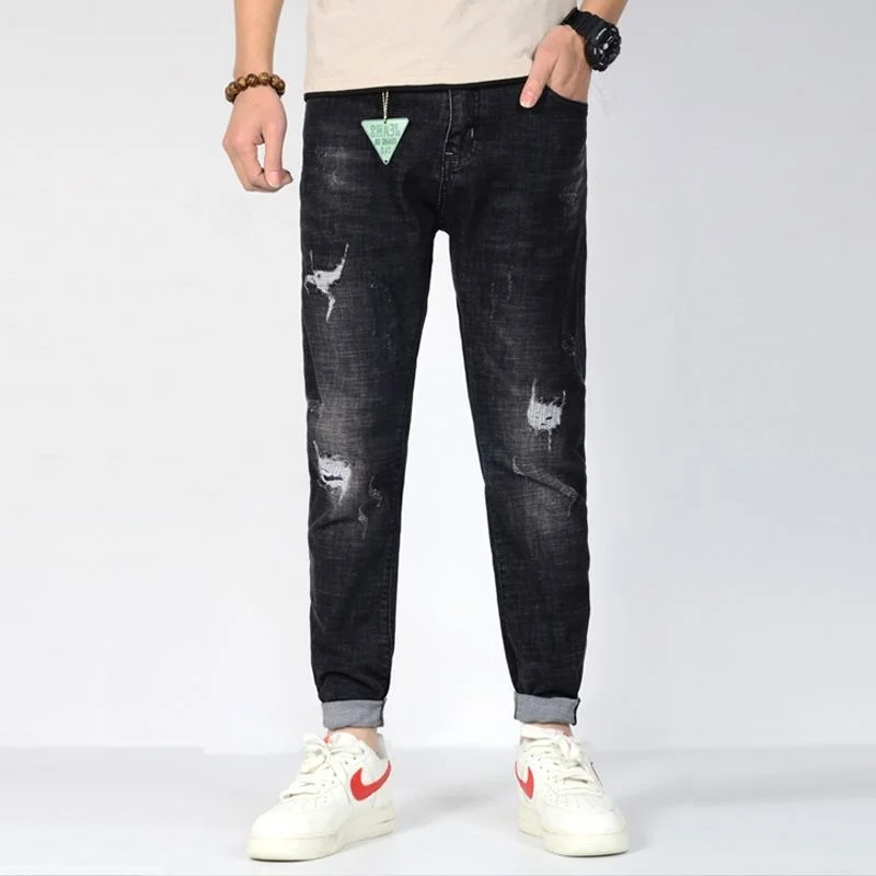 Size Denim Plus Distressed Baggy Ripped Harem Jeans Men Fashions Skinny Leg Stretchy Drop Crotch Pants 28-36
Size Denim Plus Distressed Baggy Ripped Harem Jeans Men Fashions Skinny Leg Stretchy Drop Crotch Pants 28-36