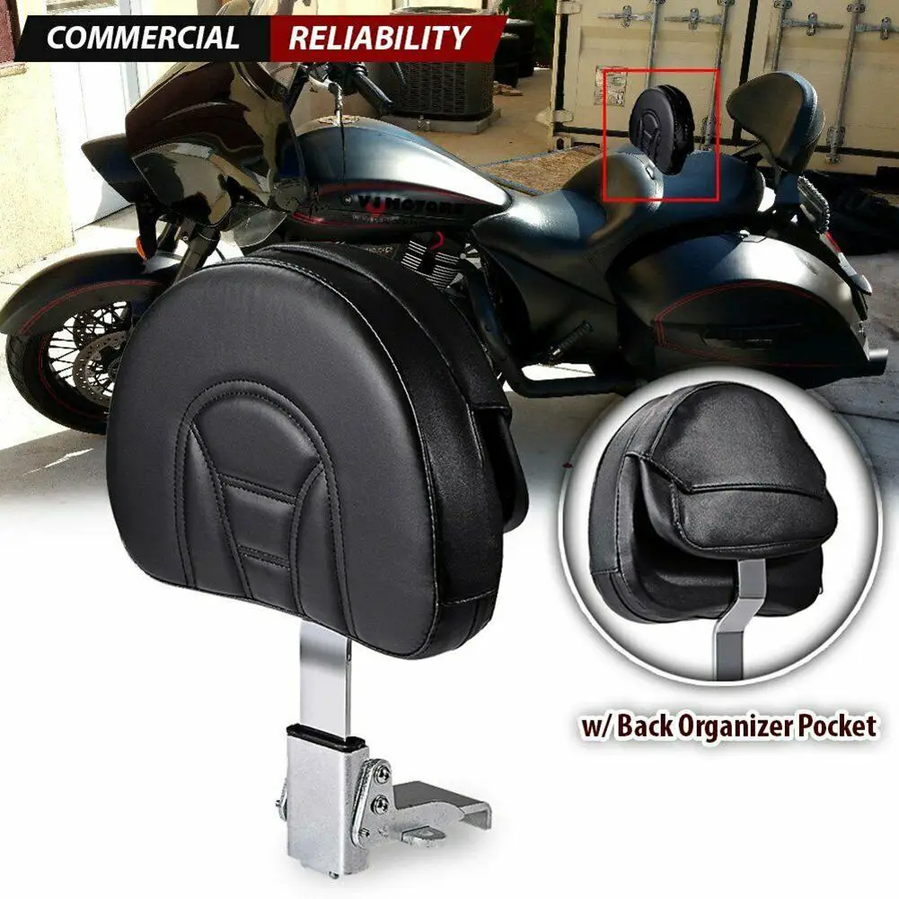 Motorcycle Adjustable Driver Rider Backrest Organizer Pad With Bracket Leather Parts Compatible For 10-17 Victory Off-road Bike
Motorcycle Adjustable Driver Rider Backrest Organizer Pad With Bracket Leather Parts Compatible For 10-17 Victory Off-road Bike
