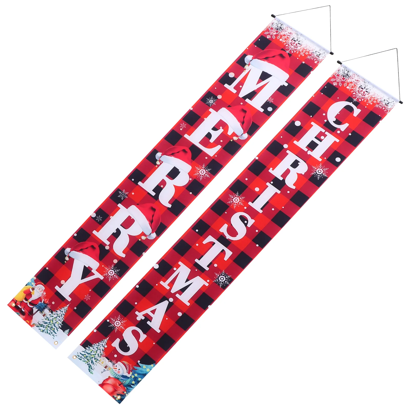 1 pair of Christmas Decorations Merry Christmas Banner Xmas Porch Door Sign Party Couplets
1 pair of Christmas Decorations Merry Christmas Banner Xmas Porch Door Sign Party Couplets