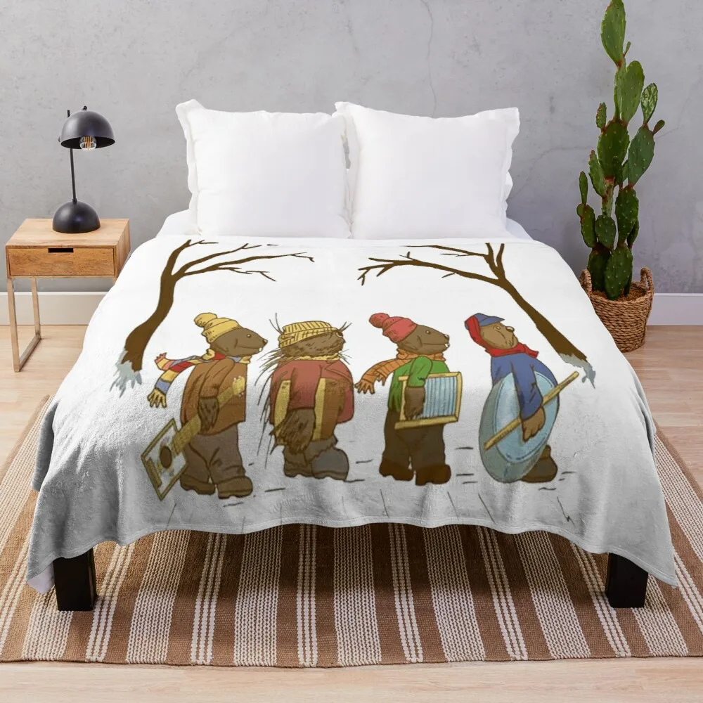Funny Snow Emmet Otter Jugband Throw Blanket quilt blanket double blanket for summer Blanket fleece
Funny Snow Emmet Otter Jugband Throw Blanket quilt blanket double blanket for summer Blanket fleece