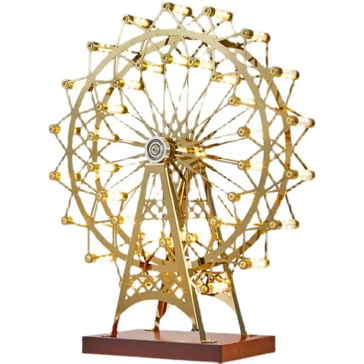 Modern Design Ferris Wheel Decoration Desktop Light Lampara De Mesa Modernas Girls Bedroom Decoration Rotate Ferries Wheel Lamp
Modern Design Ferris Wheel Decoration Desktop Light Lampara De Mesa Modernas Girls Bedroom Decoration Rotate Ferries Wheel Lamp