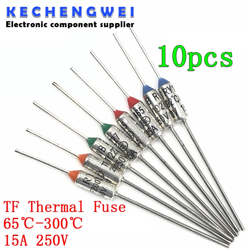 TF Thermal Fuse RY 15A 250V Temperature 65C 73C 75C 85C 100C 110C 120C 130C 152C 165C 172C 185C 192C 200C 216C 240C 280C 300C
TF Thermal Fuse RY 15A 250V Temperature 65C 73C 75C 85C 100C 110C 120C 130C 152C 165C 172C 185C 192C 200C 216C 240C 280C 300C