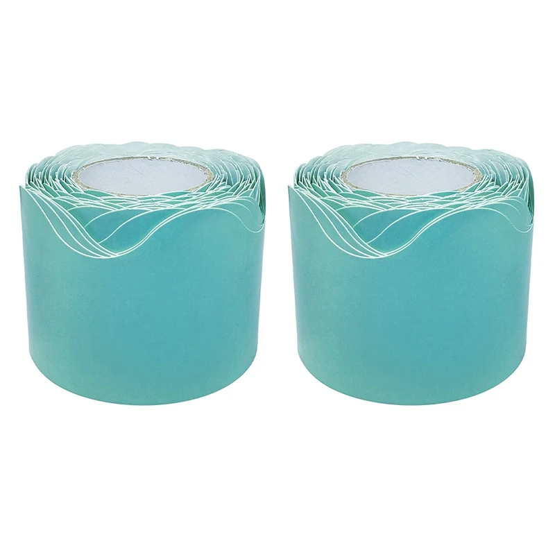 2X Blue Scalloped Rolled Border Trim - 50Ft - Decorate Bulletin Boards, Walls, Desks, Windows, Doors, Schools,Offices
2X Blue Scalloped Rolled Border Trim - 50Ft - Decorate Bulletin Boards, Walls, Desks, Windows, Doors, Schools,Offices